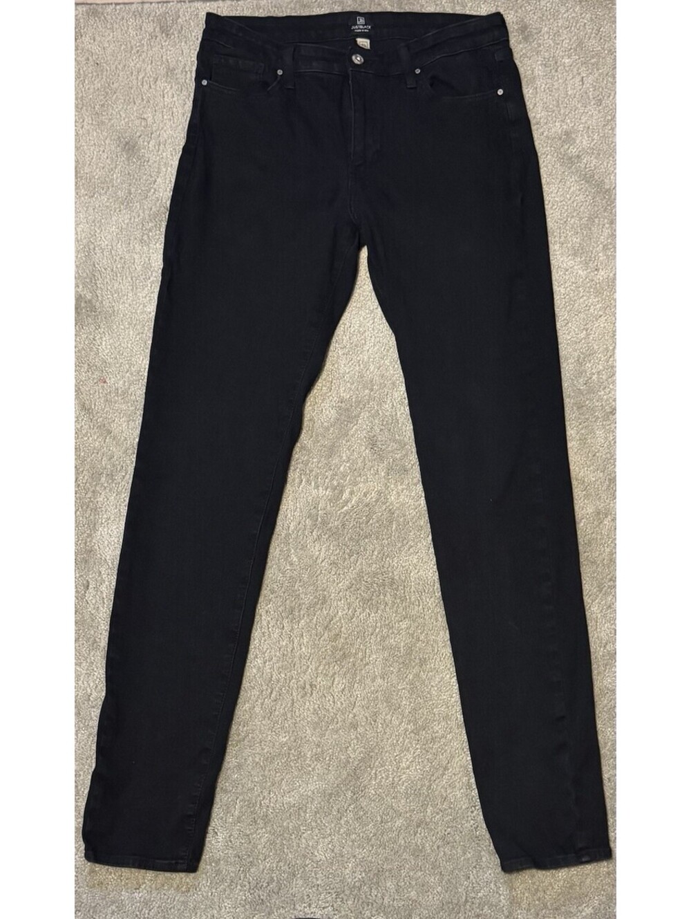 Just Black women’s jeans 31W x 32L-Regular-Made in USA-98% cotton 2% spandex
